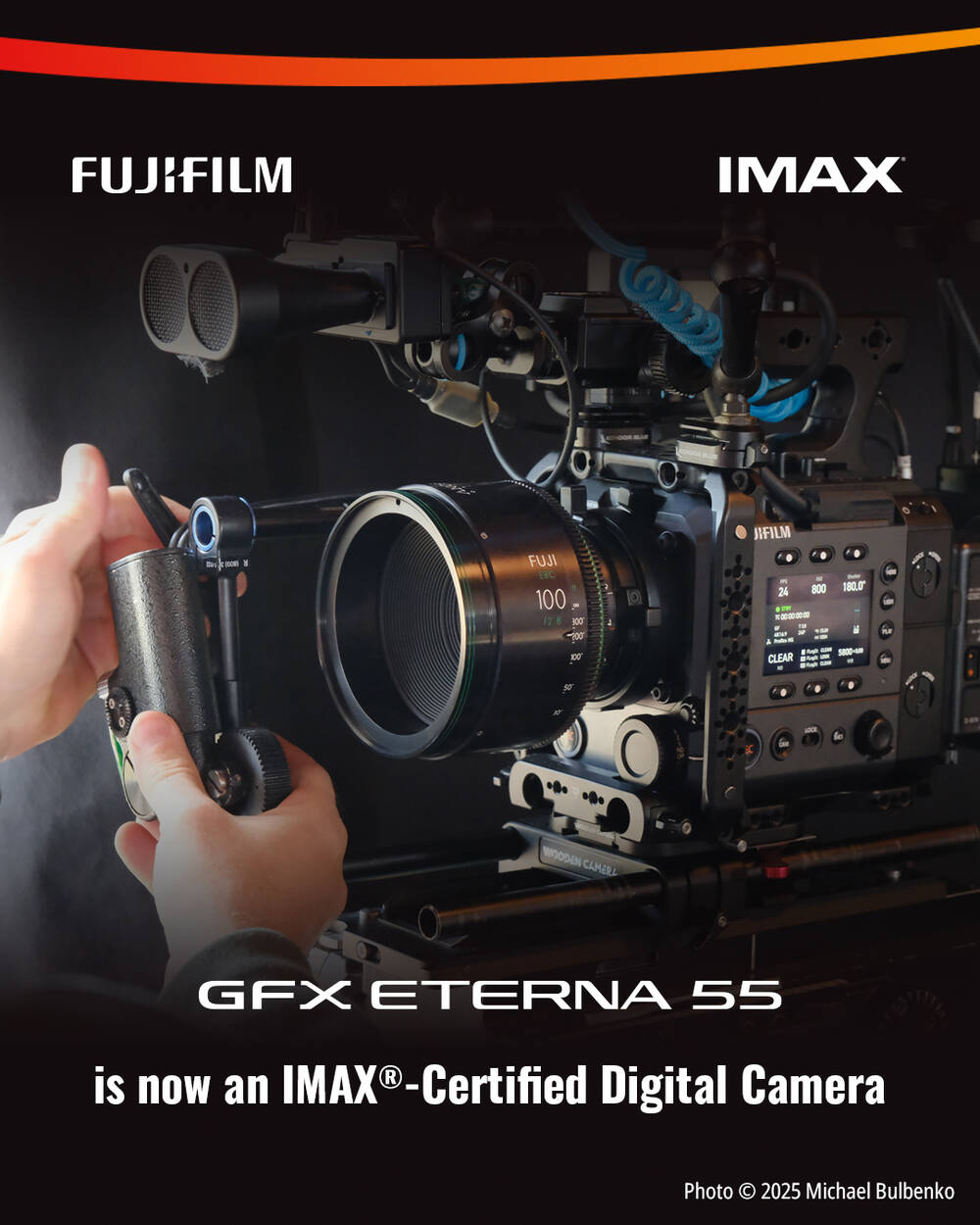 La cámara FUJIFILM GFX ETERNA 55 obtiene la certificación IMAX para producciones cinematográficas