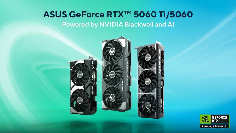 ASUS lanza las nuevas GeForce RTX 5060 y 5060 Ti con arquitectura Blackwell de NVIDIA para revolucionar el gaming