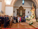 Miguel Ángel Valverde asiste a la bendición de la nueva imagen de la Virgen de las Virtudes en Santa Cruz de Mudela