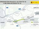 El Ministerio de Transportes licita por 5,89 millones la remodelación del enlace de la A-42 con la TO-23 en Toledo
