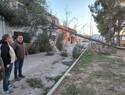 Hellín evalúa los daños del viento en un recorrido por la ciudad y sus pedanías