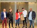 La alcaldesa de Alcázar recibe en el Ayuntamientoa la selección española de fútbol sala