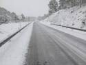 La nieve provoca cortes totales y restricciones en las carreteras de montaña de la Sierra de Albacete