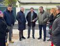 Cañizares y Valverde constatan la transformación de la Plaza de Santiago de Ciudad Real tras una inversión de 300.000 euros
