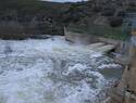 La presa de Torre de Abraham abre sus compuertas por primera vez en trece años tras las intensas lluvias