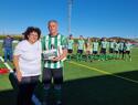 Encuentro solidario y deportivo entre veteranos del Betis y Villamayor en Corral de Calatrava (Ciudad Real)