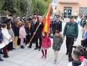 El colegio Jardín de Arena de Alcázar realiza un homenaje a la bandera con motivo del Día de la Constitución
