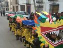 imagen de El Carnaval de la ludoteca de Corral de Almaguer recorre varios países en un desfile muy internacional