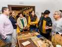 El prestigioso arqueólogo Manuel Santonja visitó el Museo Arqueológico de Porzuna 