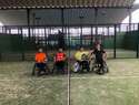 El quintanareño Rubén de Diego continúa demostrando su tesón en diferentes torneos de pádel en silla de ruedas
