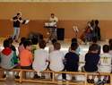 La Escuela Municipal de Música visita los colegios de Alcázar para fomentar la práctica de la actividad musical