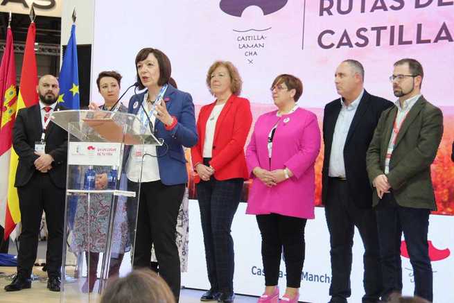 La Ruta del Vino de La Mancha presentó su propuesta en FITUR 2020 en el Stand de Castilla La Mancha