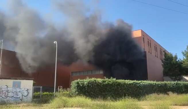 Declarado un incendio en el Hospital de Hellín