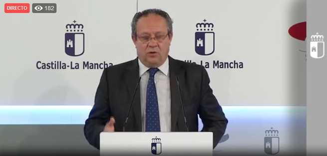 (DIRECTO) Comparecencia sobre la reunión mantenida con el delegado del Gobierno de España, con el jefe superior de Policía y con el general de la Guardia Civil de CLM