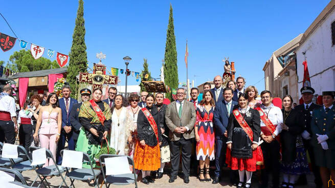 Valverde pone en valor la Procesión de Alabardas en honor al Cristo de la Columna en el día grande de Bolaños
