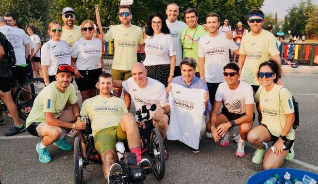 "Desafío Inmortales" culmina en Granada un recorrido de 1.200 km para visibilizar las enfermedades raras
