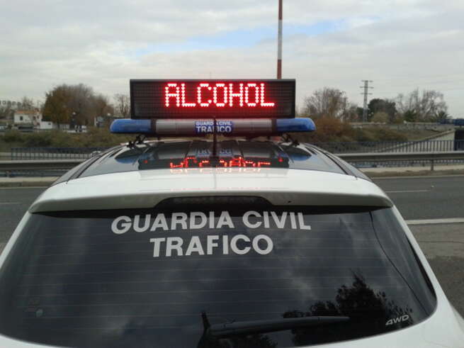 7 de cada 10 conductores que dieron positivo en alcohol se detectaron en controles preventivos 