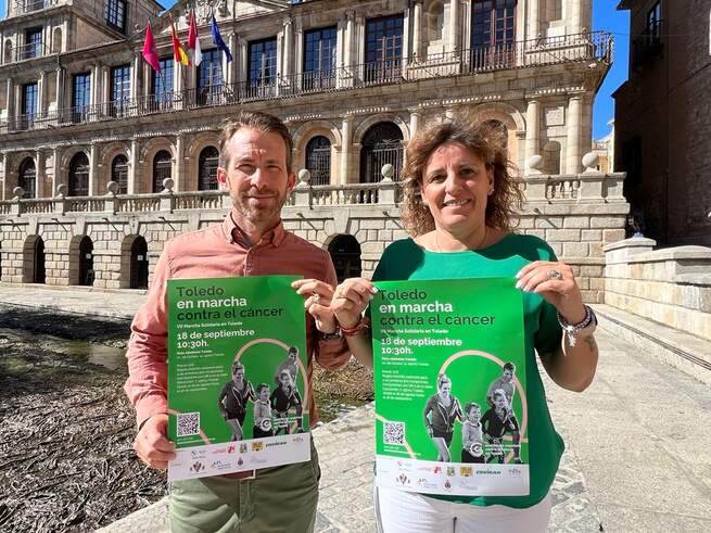 El Ayuntamiento de Toledo respalda la celebración de la VII Marcha contra el cáncer que tendrá lugar el próximo 18 de septiembre
