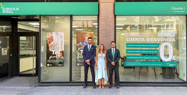 Eurocaja Rural amplía su presencia en la provincia de Valencia con una nueva oficina en Gandía