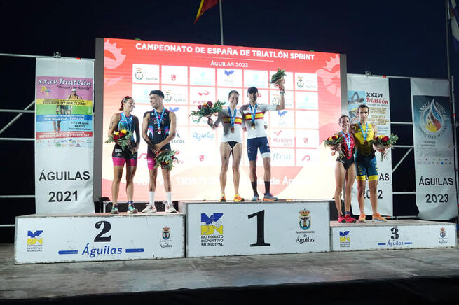 El argamasillero Andrés Hilario medalla de bronce en el Campeonato de España de Triatlón Sprint