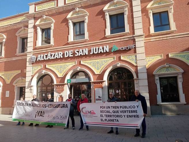 La Plataforma por el Tren de Castilla-La Mancha anuncia una semana de movilizaciones por un transporte público sostenible