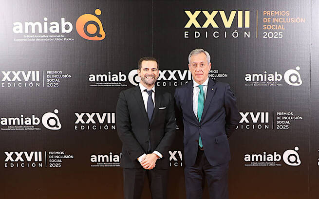 Eurocaja Rural refuerza su compromiso con la inclusión en los XXVII Premios Amiab