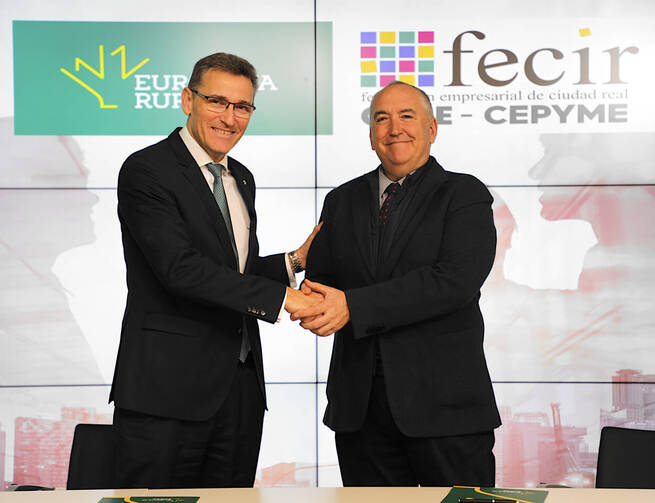 Eurocaja Rural y FECIR renuevan su colaboración para impulsar el tejido empresarial de Ciudad Real