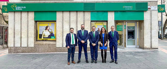 Eurocaja Rural abre su primera oficina en Extremadura con una apuesta por la banca cercana en Cáceres