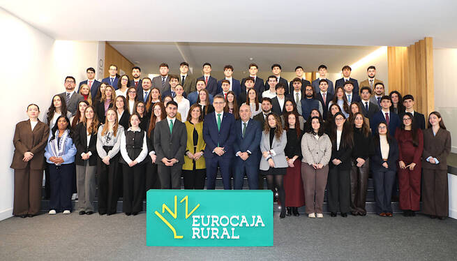 Eurocaja Rural incorpora a 104 nuevos estudiantes universitarios para realizar prácticas en la entidad financiera