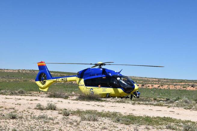 Una salida de vía de un turismo en Landete (Cuenca) se salda con tres heridos, entre ellos un menor muy grave