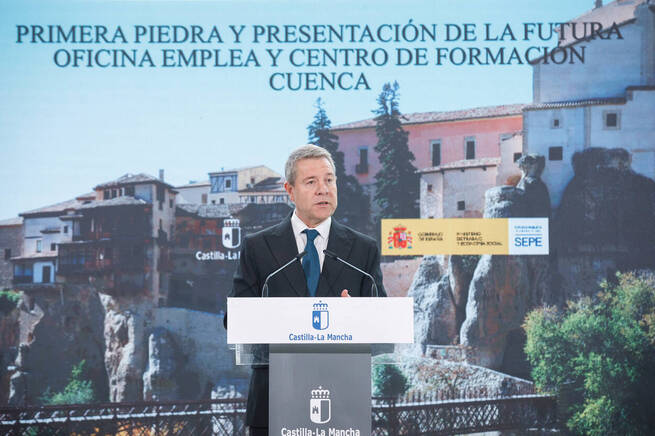 García-Page anuncia una nueva plataforma digital para conectar empleo y empresas en Castilla-La Mancha