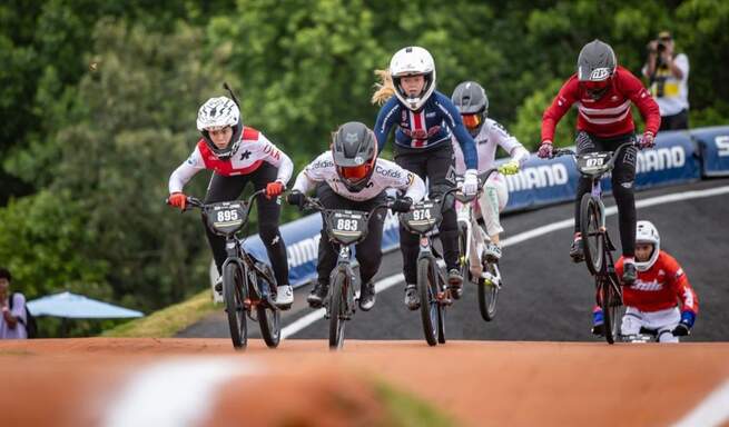 La talaverana Carla Gómez, semifinalista en el Campeonato del Mundo de BMX Racing