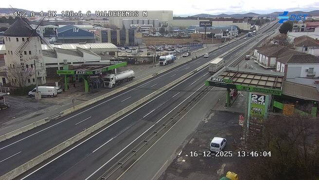 Fallece el conductor de un turismo tras salirse de la vía en la A-4 a su paso por Valdepeñas (Ciudad Real)