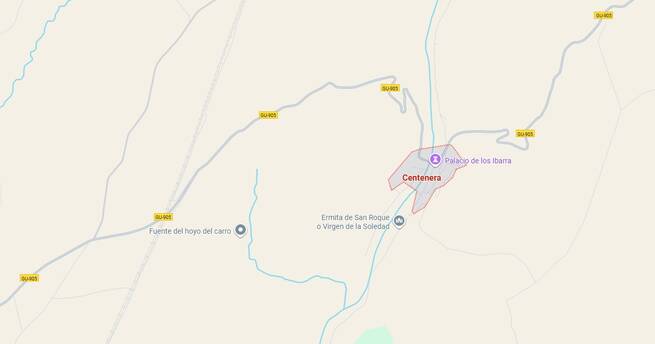 Un fallecido tras la salida de la vía de un turismo en Centenera (Guadalajara)