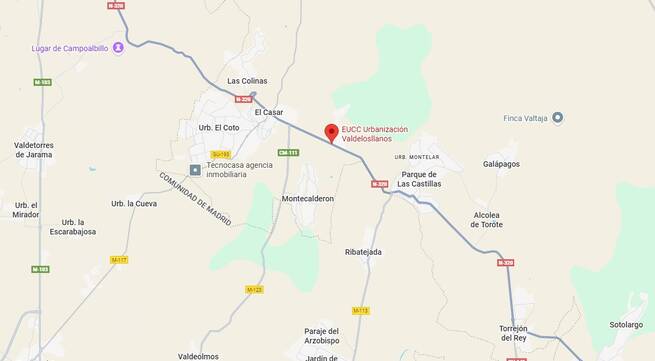 Tres vehículos colisionan en la N-320 dejando seis heridos, dos de ellos menores