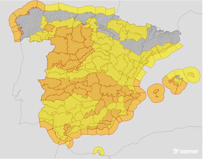 Castilla-La Mancha se prepara para una jornada de precipitaciones generalizadas y vientos muy fuertes este miércoles