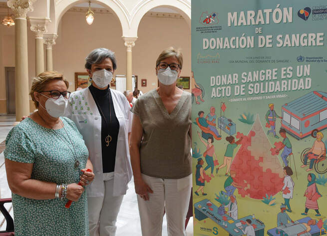El Palacio Provincial de la Diputación de Ciudad Real se convierte por novena vez en sede del Maratón de Donación de Sangre