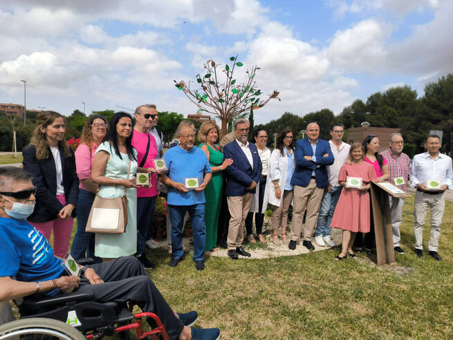 Ciudad Real rinde homenaje a donantes de órganos en el acto simbólico del "Árbol del donante"