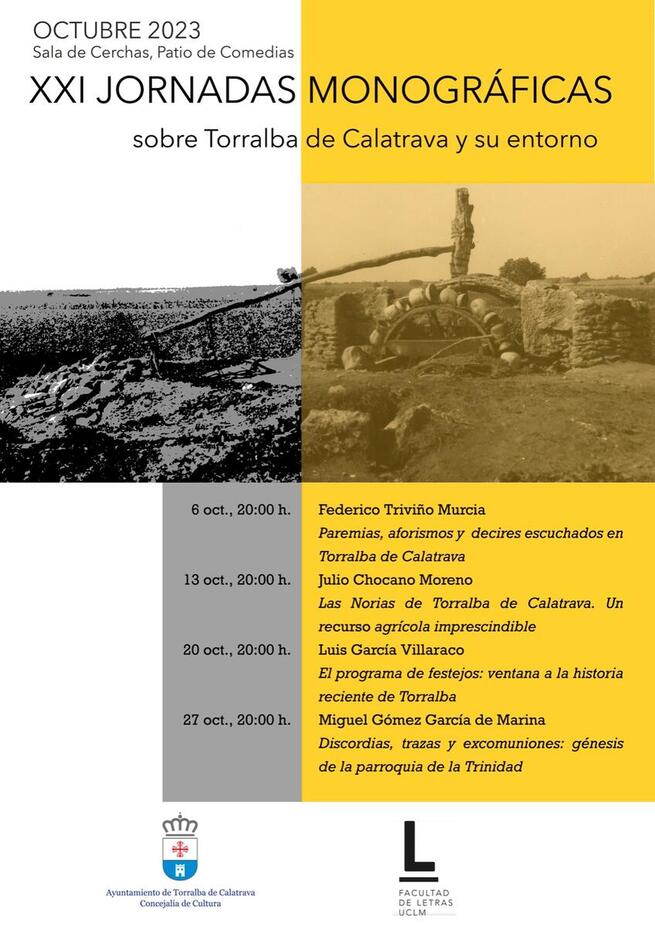 Torralba de Calatrava enseñará su historia a través de su XXI Jornadas Monográficas