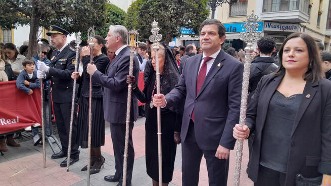 Valverde procesiona en Ciudad Real con la Hermandad del Santísimo Cristo Ultrajado y Coronado de Espinas y Santa María del Perdón