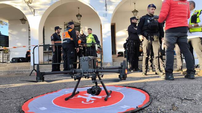 Ciudad Real entrena sus equipos de emergencia con drones en operativos de búsqueda forestal