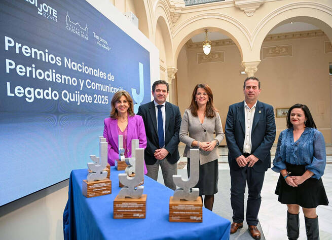 Siete referentes del periodismo español recibirán los primeros Premios Legado Quijote en Ciudad Real