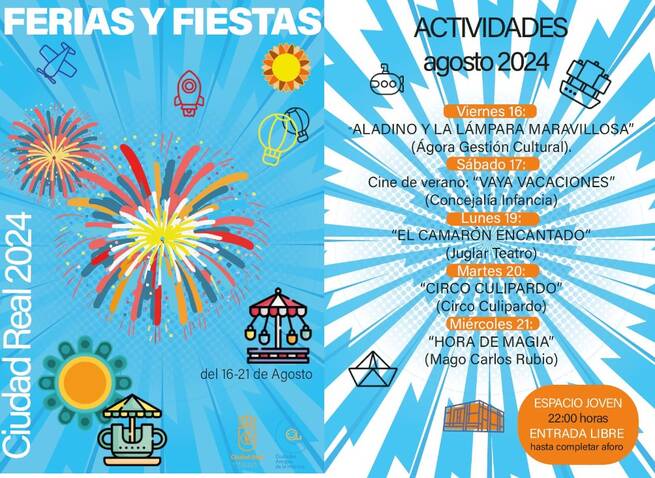 Juventud e Infancia presenta las actividades de la Feria 2024 de Ciudad Real