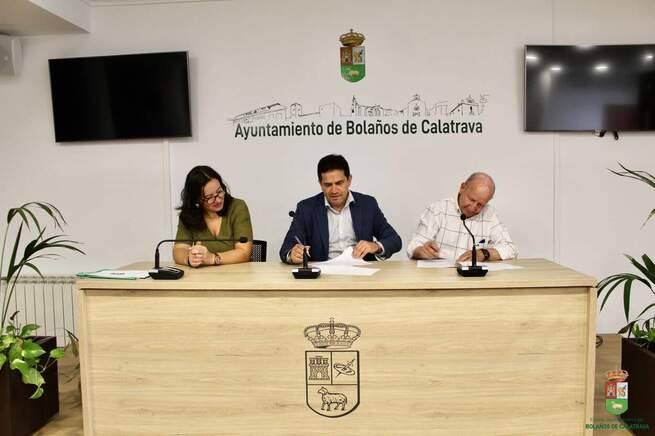 El Consistorio de Bolaños prosigue con la firma de los convenios de subvenciones nominativas a las diferentes entidades locales