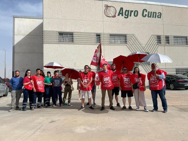 UGT denuncia la situación de los trabajadores/as de Agrocuna en Daimiel, que continúan con vacaciones forzosas y sin cobrar