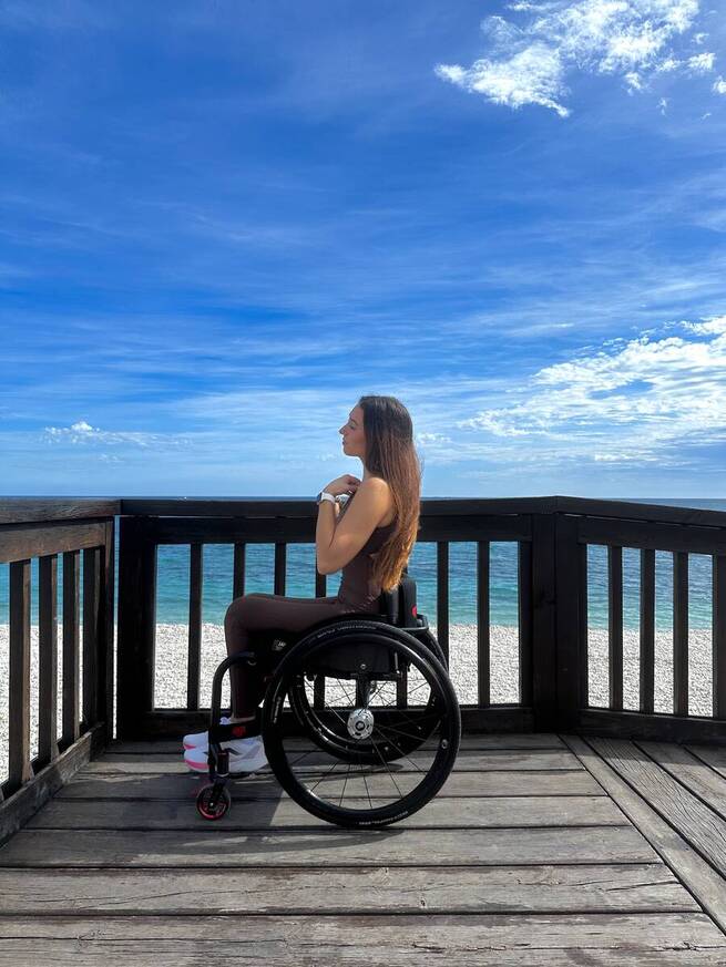 Andrea Pérez se convertirá en la primera modelo con discapacidad en desfilar en 'ab Fashion' de Albacete