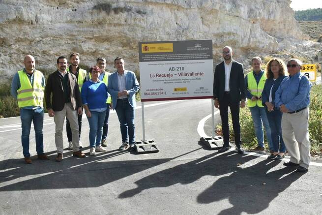 Seis carreteras rehabilitadas en La Manchuela con una inversión de casi 5 millones de euros