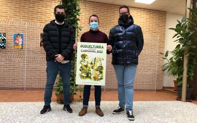 "Amor" del murciano, Rubén Lucas, cartel ganador para anunciar el Carnaval 2022 en Miguelturra