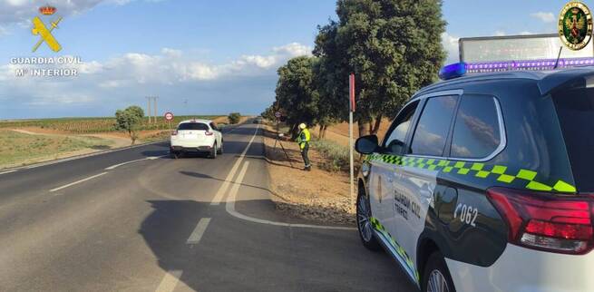 La Guardia Civil investiga a un conductor por alcanzar los 191 km/h en una carretera convencional de Toledo