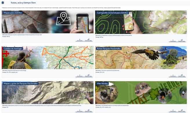Transportes lanza seis herramientas geográficas gratuitas para planificar viajes y explorar la naturaleza española